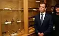 Visite au musée en 2010 de Dmitri Medvedev, président de la fédération de Russie.