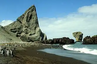 Vue du Doigt de Sainte-Anne depuis le nord.
