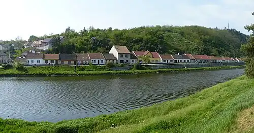 La rivière Jihlava à Dolní Kounice.
