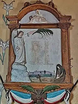 Monument auyx morts de la paroisse