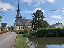 La mare et l'église