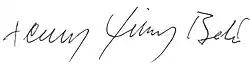 Signature de Carlos Filipe Ximenes Belo
