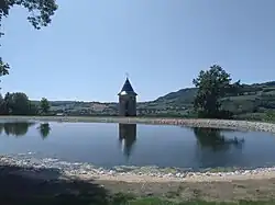 L'étang du domaine.