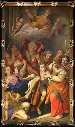 San Gennaro libère une femme possédée