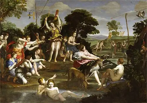 La Chasse de Diane, 1617, Galerie Borghèse, Rome.