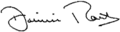 Signature de Dominic Raab