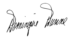 signature de Dominique Dunne