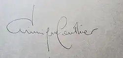 signature de Dominique Gauthier (peintre)