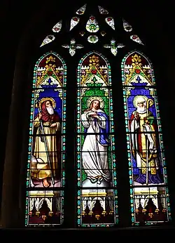 Vitrail de l'église.