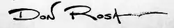 signature de Don Rosa
