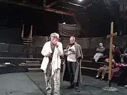 Répétition de Don Juan par le Théâtre rural d'action culturelle de Beaumes-de-Venise