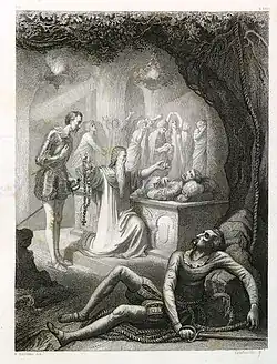 Don Quichotte dans la grotte.