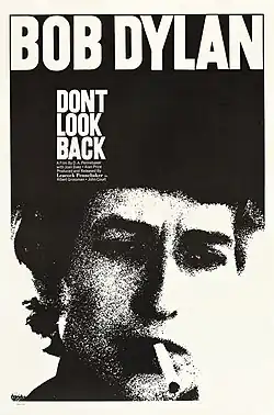 Description de l'image Dont Look Back - Bob Dylan (1967 film poster).jpg.