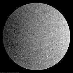 Dopplergramme du soleil tel que représenté par l'observatoire SDO.