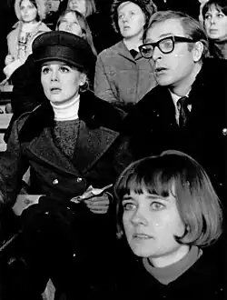 Françoise Dorléac et Michael Caine