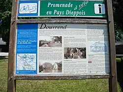 Panneau d'informations.