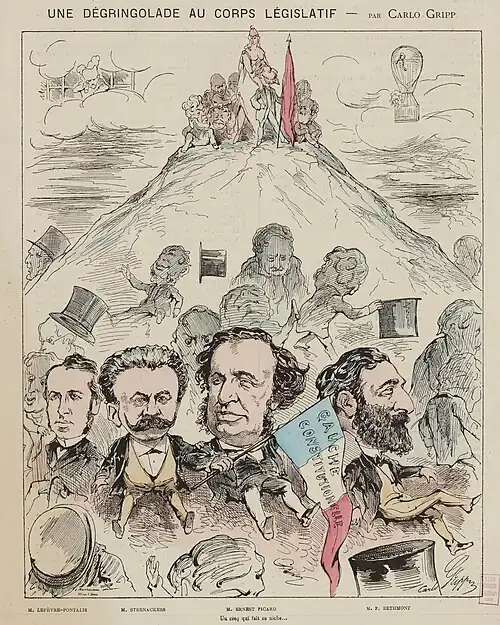 Caricature de presse.