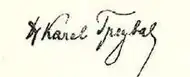 signature de Karel Treybal