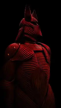 Armure du prince Dracula (Gary Oldman) dans le film Dracula réalisé par Coppola (1992).