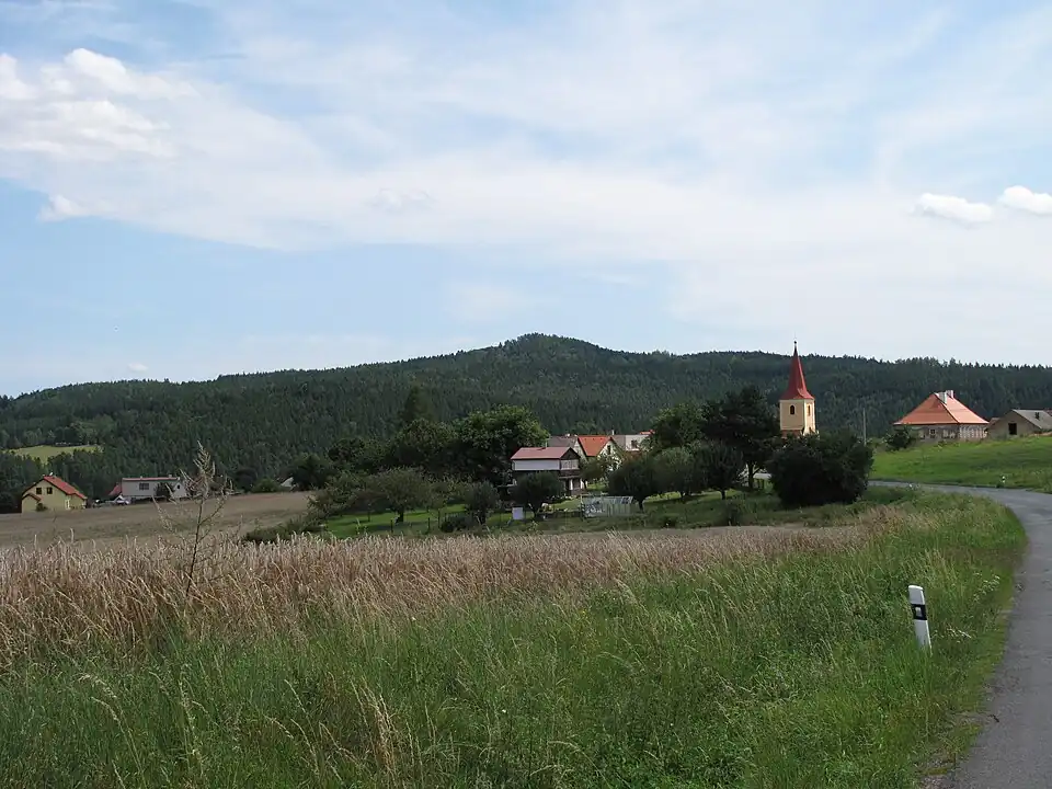 Drahoňův Újezd : vue générale.