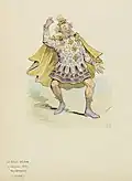 Costume d'Agamemnon pour La Belle Hélène de Jacques Offenbach (1864)