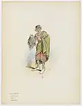 Costume d'Ajax Ier pour La Belle Hélène de Jacques Offenbach (1864)