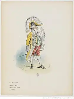 Costume de Campo-Tasso pour Les Brigands de Jacques Offenbach