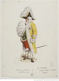 Costume de Campo-Tasso pour Les Brigands de Jacques Offenbach