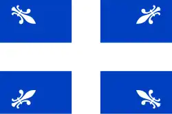 Drapeau du Québec en 1948.