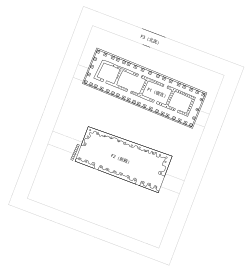 Plan des deux palais