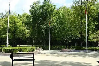 Square des trois pays.