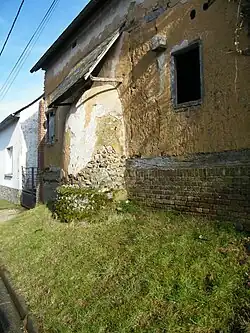 Four extérieur en silex.