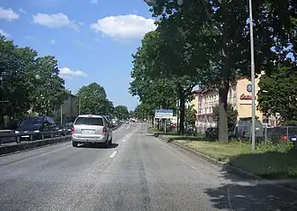 Drottningholmsvägen à Abrahamsberg, 2008.