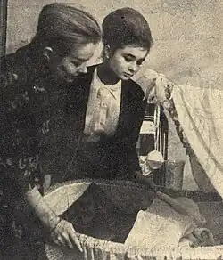 Avec Marta Benčina en 1961