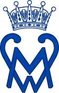 Monogramme du prince Guillaume et de la princesse Marie Pavlovna.