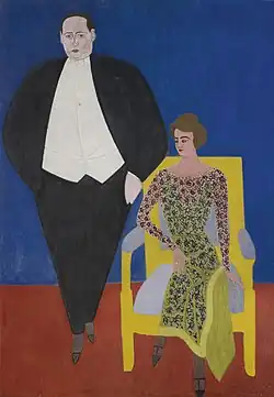 Portrait de Gustave et Norine Van Hecke (1920), Ostende, musée d'Art à la mer.