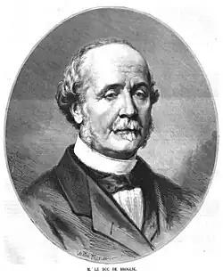 Portrait dessiné d'un homme.