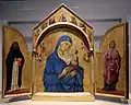 Duccio di Buoninsegna :Triptyque (c. 1315), Londres, National Gallery (inv. NG566)