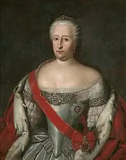Duchesse de Courlande au Musée national d'histoire de Lettonie.
