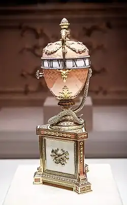 Œuf de Fabergé offert à Consuelo Vanderbilt pour son mariage (1895).