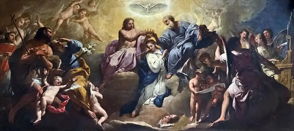 Le couronnement de la Vierge Dôme de Padoue