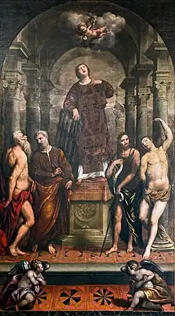 Pala di San Lorenzo  (1562)  Cathédrale de Trévise