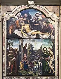 Chapelle Calcasoli - Tableaux du retable.