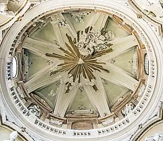 Plafond de la chapelle Memo 1762.