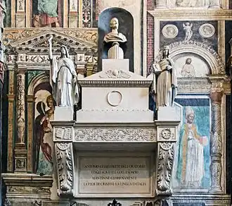 Monument funéraire du linguiste Antonio Cesari.