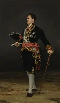 Retrato del Duque de San Carlos, 1813, de Francisco de Goya.