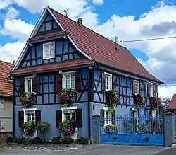 Maison à colombage.