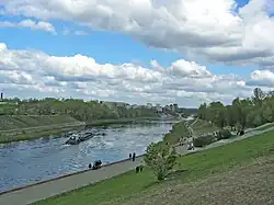Vitsebsk au bord de la Daugava.