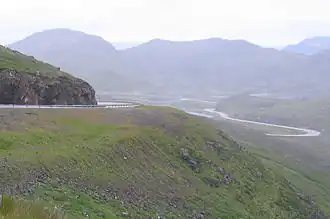 La E69 sur l'île de Mageroya