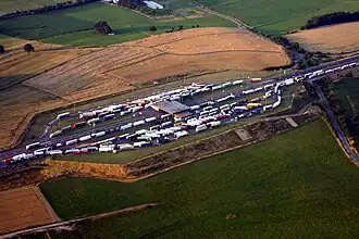 La douane sur la E25 à la frontière belgo-luxembourgeoise.